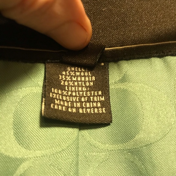 Coach vintage wool and mohair coat - Picture 3 of 4